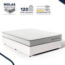 Ver imagem 5 de Cama Box Casal com Colchão de Molas Ensacadas Double Comfort 138x188x59cm