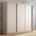 Ver imagem 1 de Guarda Roupa Casal com Laterais Curvas 276cm 100% Mdf Cor:luna