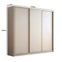 Ver imagem 3 de Guarda Roupa Casal com Laterais Curvas 276cm 100% Mdf Cor:luna