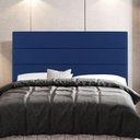 Ver imagem 6 de Cabeceira Casal King Size Malik 195cm Suede Azul