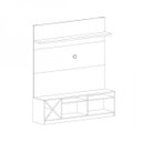 Ver imagem 5 de Rack com Painel Para TV até 50 Polegadas 2 Portas Adega Vicenza 