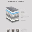 Ver imagem 3 de Colchão Casal Molas com Pillow Max Force 138x188x27cm Branco Cinza Inducol Suporta até 200 kg