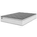 Ver imagem 1 de Colchão Casal Molas com Pillow Max Force 138x188x27cm Branco Cinza Inducol Suporta até 200 kg