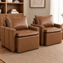 Ver imagem 1 de Kit 2 Poltronas do Papai Retrátil Base Madeira Maciça Paris