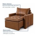 Ver imagem 6 de Kit 2 Poltronas do Papai Retrátil Base Madeira Maciça Paris
