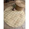 Tapete Decoração Casa De Praia Taboa Rústico Redondo Boho - 2