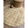 Tapete Decoração Casa De Praia Taboa Rústico Redondo Boho - 1