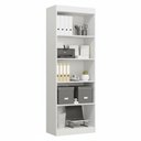 Ver imagem 1 de Estante Livreiro Multiuso 4 Prateleiras 1,71m Office Branco J&a