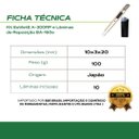 Ver imagem 3 de Kit Estilete Japonês a-300RP Mais 10 Lâminas de Reposição Ba-160E Nt Cutter