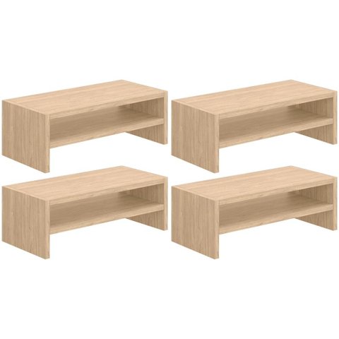 Kit 04 Suportes para Monitor Stand Home Office Lap 63 cm L03 Amadeirado - Lyam
