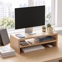 Ver imagem 5 de Kit 04 Suportes para Monitor Stand Home Office Lap 63 cm L03 Amadeirado - Lyam