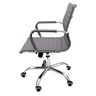 Cadeira para Escritório Baixa Esteirinha Corino com Rodizio 3301 Or Design Cinza - 3