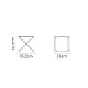 Ver imagem 6 de Banqueta de Praia Tramontina Fiji em Alumínio com Assento Azul