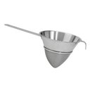 Ver imagem 1 de Funil Chinoy Coador Peneira Total Inox 25cm C/ Descanso Luxo Frg0248 Frigopro