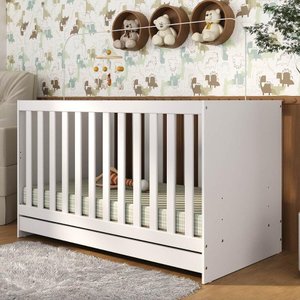 Berço 3 em 1 para Colchão 130 X 60cm Doce de Leite Multimóveis Mp0527r