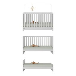 Berço 3 em 1 para Colchão 130 X 60cm Doce de Leite Multimóveis Mp0527r - 5