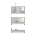 Ver imagem 5 de Berço 3 em 1 para Colchão 130 X 60cm Doce de Leite Multimóveis Mp0527r