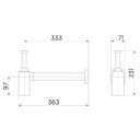 Ver imagem 2 de Sifão para Lavatório Square Ouro Escovado Docol