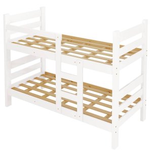 Beliche Rubi Solteiro que Vira Duas Camas Cor Branco