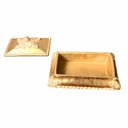 Ver imagem 3 de Porta Joia Dourado - 13x23x15cm - Encante-se com Nosso Objeto Decorativo Exclusivos