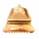 Ver imagem 2 de Porta Joia Dourado - 13x23x15cm - Encante-se com Nosso Objeto Decorativo Exclusivos