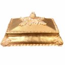Ver imagem 1 de Porta Joia Dourado - 13x23x15cm - Encante-se com Nosso Objeto Decorativo Exclusivos
