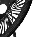 Ver imagem 4 de Cadeira Acapulco Corda Náutica Base em Alumínio Preto/preto