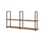 Prateleira Suspensa Grande Estilo Industrial Nicho Cozinha Aurora Demolição - ÉdeCasaMóveis                                                     - 1
