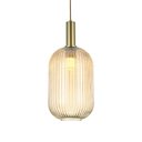 Ver imagem 1 de Lustre Pendente Nordecor Canne Vis 2914 Ouro Champagne E27 Bivolt