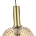 Ver imagem 2 de Lustre Pendente Nordecor Canne Vis 2914 Ouro Champagne E27 Bivolt