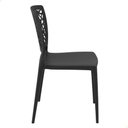 Ver imagem 4 de Cadeira Tramontina Joana Preta em Polipropileno e Fibra de Vidro 92058-009