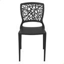 Ver imagem 2 de Cadeira Tramontina Joana Preta em Polipropileno e Fibra de Vidro 92058-009