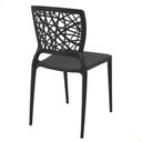 Ver imagem 5 de Cadeira Tramontina Joana Preta em Polipropileno e Fibra de Vidro 92058-009