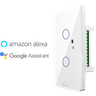 Interruptor Branco Smart Touch Wifi Google Alexa 2 Teclas - 1