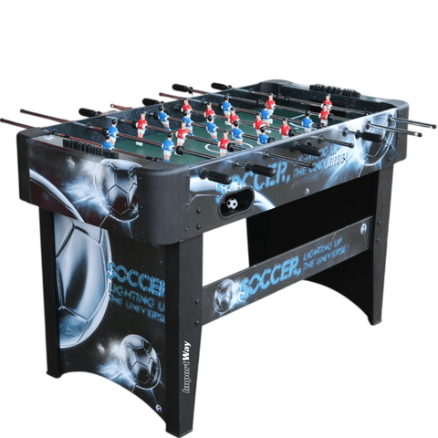 Mesa de Pebolim Importway Soccer Preto Compacta