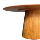Ver imagem 2 de Mesa de Jantar Cone Oval 130x90 Cm Tampo Freijó Base Freijó Personal Moveis Design Marrom