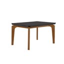 Ver imagem 3 de Conjunto Sala de Jantar Mesa Liz 120cm com Vidro Canto Copo e 4 Cadeiras Athenas Moderna
