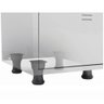 Armário Roupeiro Aço 4 Portas Ea701 Cinza - 3