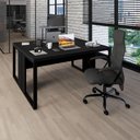 Ver imagem 6 de Plataforma para Escritório Plataforma Industrial MDF-MDP 170cm Preto F5 Office