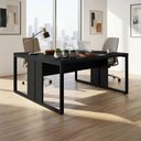 Ver imagem 1 de Plataforma para Escritório Plataforma Industrial MDF-MDP 170cm Preto F5 Office
