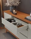 Ver imagem 6 de Buffet Sinus 165 cm Off White/Naturalle Mavaular