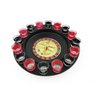 Jogo Roleta Drink Game Cassino C/ Tapete Fichas e Rodinho 16 Copos de Shot em Vidro - 4