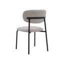 Ver imagem 5 de Cadeira de Jantar Manuela Estofada Cinza Base Reforçada em Aço Waw Design