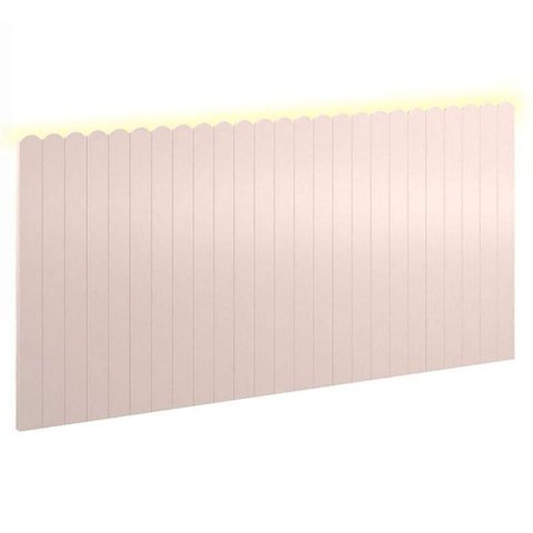 Painel Decorativo Farm 225x109x37 cm Rose com LED - Matic