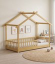 Ver imagem 1 de Cama Infantil Montessoriana de Madeira Maciça Afetto