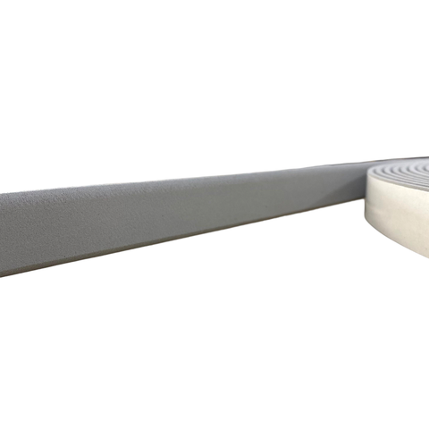 Roda Meio Painel Ripado Eva Adesivo Saturno 2,5cmx5mm 10 Mts - Cinza