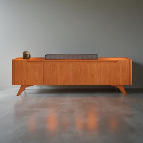 Rack Grecia 180cm para Tv até 75 Polegadas 4 Portas 1 Gaveta:naturalle/off