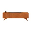Ver imagem 2 de Rack Grecia 180cm para Tv até 75 Polegadas 4 Portas 1 Gaveta:naturalle/off