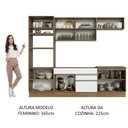 Ver imagem 7 de Armário de Cozinha Completa 270cm Rustic/branco