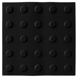 16 Pçs Piso Tátil Pvc Anlik Solucoes Alerta Direcional Preto:alerta - 1